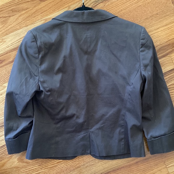 RW&CO BROWN CROPPED SUIT BLAZER JACKET ✨ - Picture 5 of 5